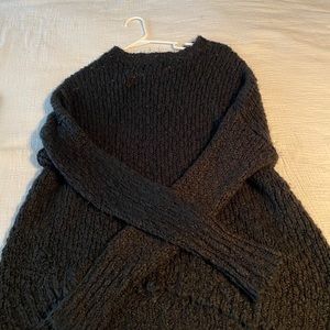 Oversized knit sweater